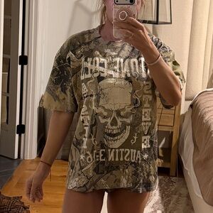 WWE Camouflage T-Shirt with Logo